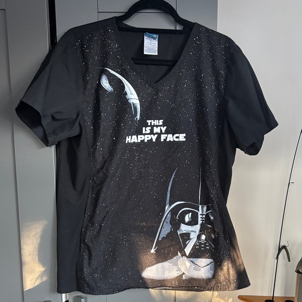 Star Wars Black Scrubs Tee